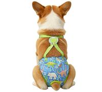 Couche lavable pour animal domestique - Culotte hygiénique réutilisable pour chien avec harnais à bretelles, couche anti-fuite pour chien femelle, enveloppement réglable pour chiot | maison