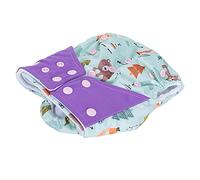 Couche lavable pour bébé, taille réglable, lumière imperméable pour la maison pour les tout-petits (ours en ours)