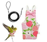 Couche Pour Oiseau De Compagnie Vetement Respirant Et Lavable Pour | Longe D'Attache Pour Oiseau pour Aras Moineaux Perruches Inséparables Conures Calopsittes