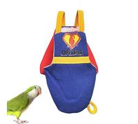 Couche pour perroquet, couche d'oiseau | Combinaison en néoprène imperméable doublée d'urine | Couche lavable pour perruche, combinaison humide d'urine, vêtements d'avion pour canari, ara, perruche