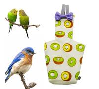 Couche pour perroquet, lavable, avec tissu en coton réglable, couche imprimée pour oiseaux de taille moyenne tels que les calopsittes, les perruches, les tourterelles