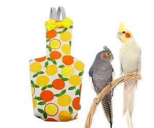 Couche pour perroquet, lavable, avec tissu en coton réglable, couche imprimée pour oiseaux de taille moyenne tels que les calopsittes, les perruches, les tourterelles