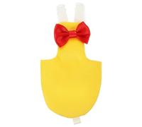 Couche pour Perruches Légère et Confortable, Protection Décorative Jaune | Coton, Forme Coq Créative, pour Oiseaux Domestiques, Taille L, Style Mode