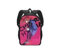 (Couche unique 16 pouces-19) Sac à dos d'école de prison bleu anime sac à dos étudiant créatif en polyester