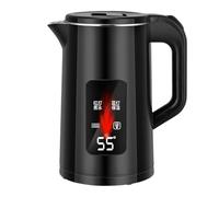 Couchée électrique - Chaudière à eau chaude en acier inoxydable 3L, théière de chauffage rapide | Pot d'eau électrique de grande capacité pour comptoir de cuisine, temps de thé, boissons instantanées