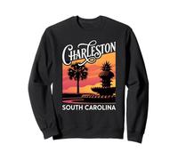 Coucher de Soleil à Charleston en Caroline du Sud Sweatshirt