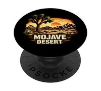 Coucher de Soleil à Joshua Tree dans Le désert de Mojave PopSockets PopGrip Adhésif