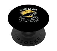 Coucher de Soleil à Okinawa, Japon PopSockets PopGrip Adhésif