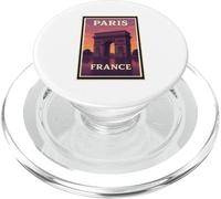 Coucher de soleil à Paris France Lever du soleil Aube Voyage Art Graphic PopSockets PopGrip pour MagSafe