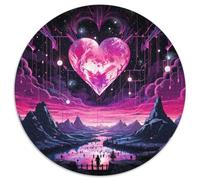 Coucher de Soleil Amour 1000 Pièces Animation Puzzle pour Adulte Détente & Relaxation Jeu Cadeau Unique Adultes Enfants 1000pcs (67.5x67.5cm)