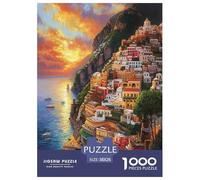 Coucher de Soleil au Port Puzzle 1000 Pièces Educa Jouet en Bois Cadeau Unique DécoRation Intérieure Art Jeu Éduchatif Challenge Toy pour Adultes Et Enfants À Partir De 12 Ans 38x26cm/1000pcs