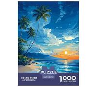 Coucher de Soleil Beach Puzzle 1000 Pièces Educa Jouet en Bois Cadeau Unique Décoration Intérieure intéressant Jeu Éduchatif Challenge Toy pour Adultes Et Enfants À Partir De 12 Ans 70x50cm/1000pcs