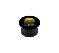 Coucher de Soleil dans Les Badlands du Parc National Theodore Roosevelt PopSockets PopGrip Adhésif