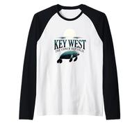Coucher de Soleil de Key West Mana The Conch Republic en Floride Manche Raglan
