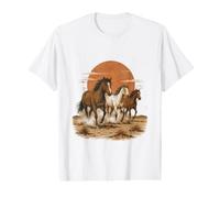 Coucher de Soleil du désert Occidental T-Shirt Graphique avec Valeur