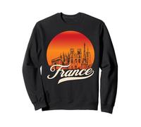 Coucher de Soleil France Monuments Sweatshirt