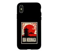 Coucher de Soleil Japonais Oda Nobunaga Samurai Warlord Coque pour iPhone X/XS