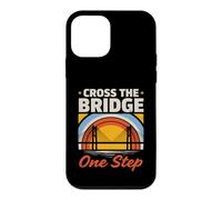 Coucher de Soleil motivant Cross The Bridge One Step Coque pour iPhone 12 Mini
