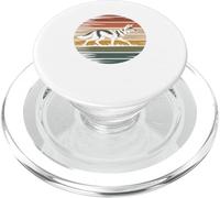 Coucher De Soleil Rétro Coyote Coyotes PopSockets PopGrip pour MagSafe