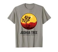 Coucher de Soleil rétro dans Le désert de Californie au Parc National de Joshua Tree T-Shirt