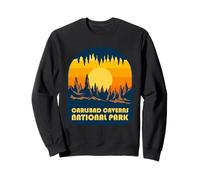 Coucher de Soleil rétro du Parc National des grottes de Carlsbad Sweatshirt