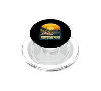 Coucher de Soleil rétro du Parc National du Colorado à Mesa Verde PopSockets PopGrip pour MagSafe
