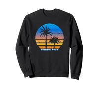 Coucher de Soleil rétro été 2026 Unisexe pour Tous Les âges Sweatshirt