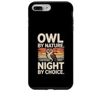 Coucher de Soleil rétro Owl by Nature Night by Choice Coque pour iPhone 7 Plus/8 Plus