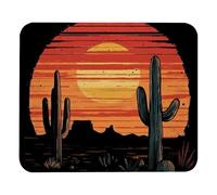 Coucher De Soleil Sauvage Et Libre dans Le Désert De L'Ouest (2) Tapis De Souris Portable Tapis Souris Douce Mouse Pad pour Jeux Travail Maison 25X30Cm