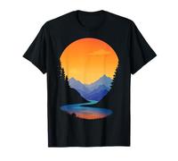Coucher de Soleil sur la Rivi T-Shirt
