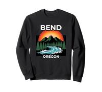 Coucher de Soleil sur la rivière de l'Oregon Sweatshirt