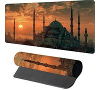 Coucher De Soleil Tapis de Souris Gaming 1000x500x3mm, Paysage Tapis de Souris XXL, sous Main Bureau, Mouse Pad avec Rubber Base, Accessoires Bureau, Mousepad avec Coutures sur Les Bords, 2-5129