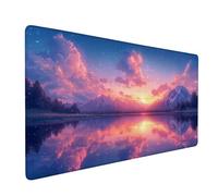 Coucher De Soleil Tapis de Souris Gaming Océan Grand Tapis de Souris XXL 1000 x 500 x 3mm, Mouse Pad avec Base AntidéRapante ImperméAble à l'eau, Vitesse et la précision Améliorées pour PC, Model 716
