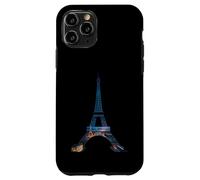 Coucher de soleil Tour Eiffel Paris City Night Scene Coque pour iPhone 11 Pro
