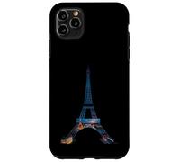 Coucher de soleil Tour Eiffel Paris City Night Scene Coque pour iPhone 11 Pro Max