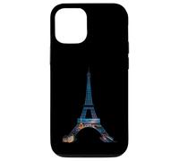 Coucher de soleil Tour Eiffel Paris City Night Scene Coque pour iPhone 12/12 Pro