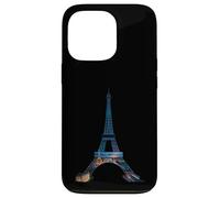 Coucher de soleil Tour Eiffel Paris City Night Scene Coque pour iPhone 13 Pro