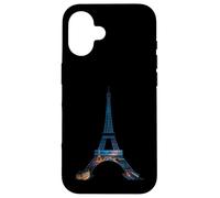 Coucher de soleil Tour Eiffel Paris City Night Scene Coque pour iPhone 16