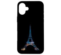 Coucher de soleil Tour Eiffel Paris City Night Scene Coque pour iPhone 16 Plus