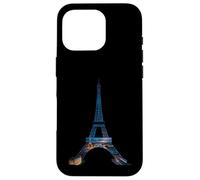 Coucher de soleil Tour Eiffel Paris City Night Scene Coque pour iPhone 16 Pro