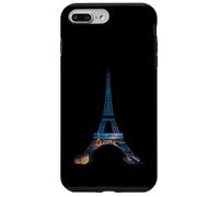 Coucher de soleil Tour Eiffel Paris City Night Scene Coque pour iPhone 7 Plus/8 Plus
