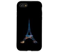 Coucher de soleil Tour Eiffel Paris City Night Scene Coque pour iPhone SE (2020) / 7 / 8