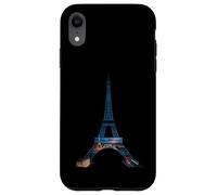 Coucher de soleil Tour Eiffel Paris City Night Scene Coque pour iPhone XR