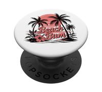 Coucher de Soleil Tropical Beach Bum PopSockets PopGrip Adhésif
