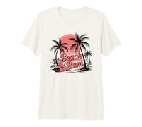 Coucher de Soleil Tropical Beach Bum T-Shirt Haut de Gamme