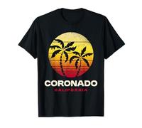 Coucher de Soleil Tropical de Coronado Island, San Diego, Coronado Beach, CA T-Shirt