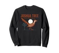 Coucher de Soleil Vintage avec Oiseaux de Joshua Tree en Californie Sweatshirt