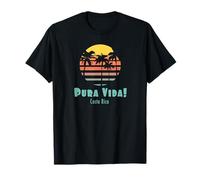 Coucher de soleil vintage Pura Vida T-Shirt