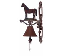Coucher de Soleil Vista Designs Peints en Fonte Bell - Cheval