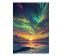 Coucher Soleil Aurore Ciel 1000pcs Mini Puzzle pour Famille Difficile